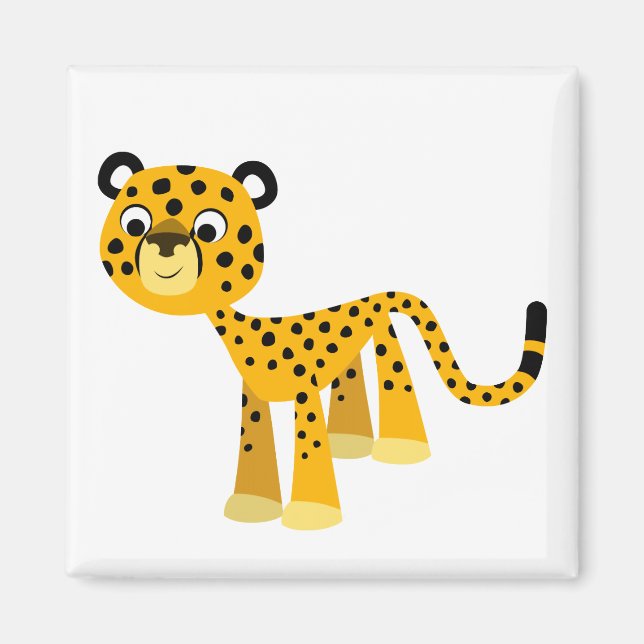 Aimant Joli dessin sur le moustiquaire Cheetah (Devant)