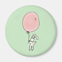 Joli lapin tenant un ballon