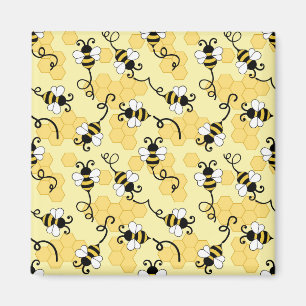 Aimant Joli petit motif abeilles