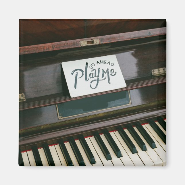 Aimant Joli piano (Devant)