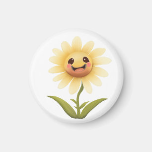 Aimant Jolie Fleur Jaune