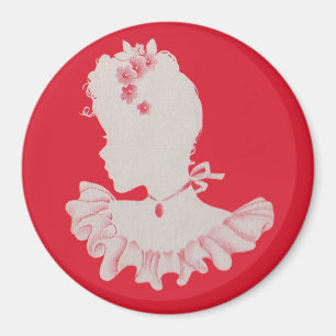 Aimant jolie silhouette victorienne