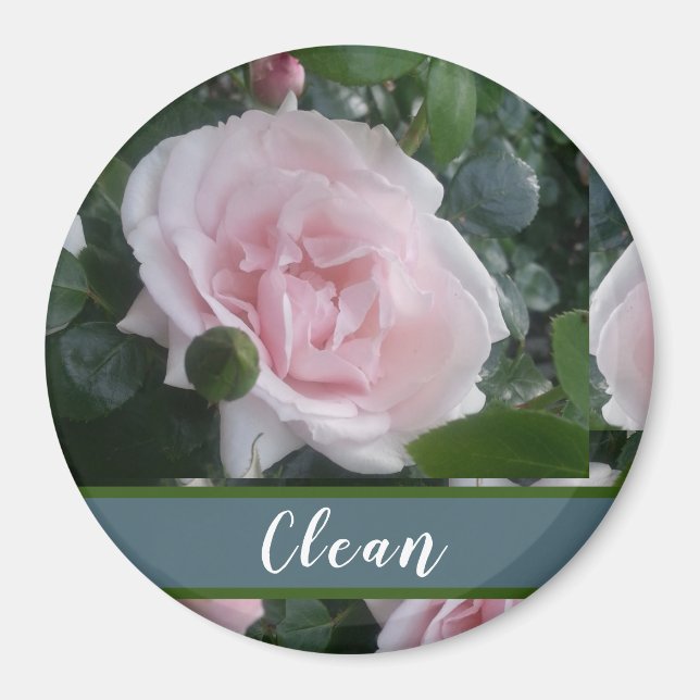 Aimant Jolies roses florales roses (Devant)
