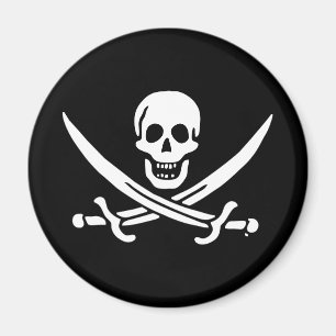 Aimant Jolly roger drapeau de pirate