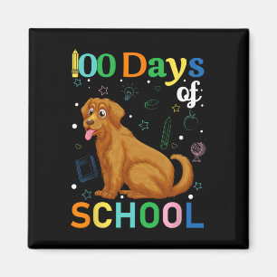 Aimant Jote Golden Retriever Amoureux de les chiens étudi