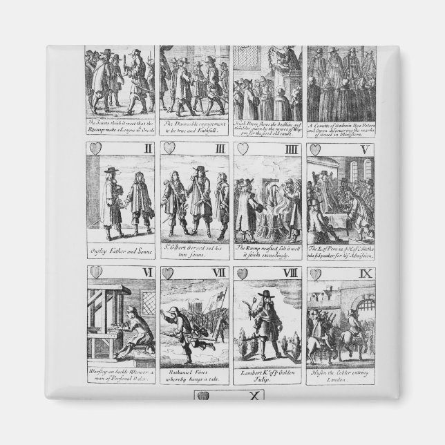 Aimant Jouer aux cartes (Devant)