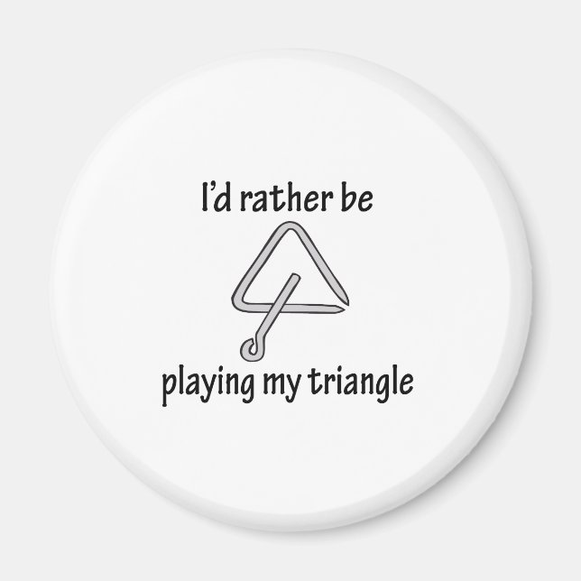 Aimant Jouer mon triangle (Devant)
