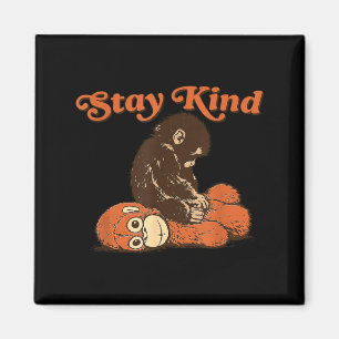 Aimant Jouet en peluche Baby Monkey Punch Stay Kind migno