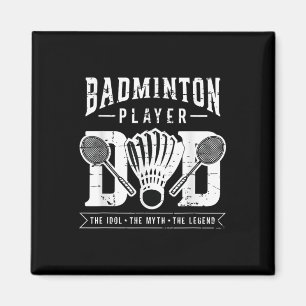 Aimant Joueur de Badminton Papa Joueur de navette Badmint