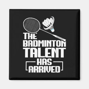 Aimant Joueur de badminton talentueux navette de match de