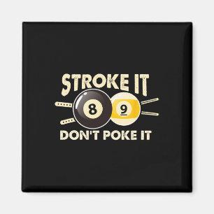 Aimant Joueur de billard de billard Snooker Drôle Stroke