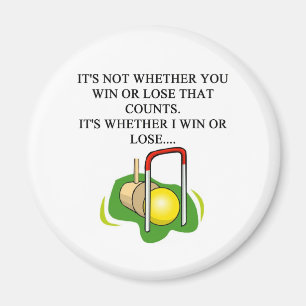 Aimant Joueur de CROQUET