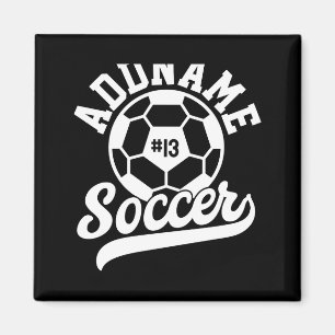Aimant Joueur de football Ajouter un nom Équipe de footba