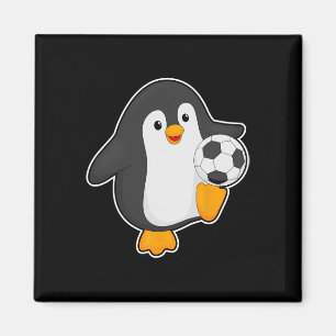 Aimant Joueur de football de pingouin Football Sports