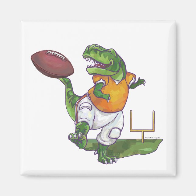 Aimant Joueur de football Dino (Devant)