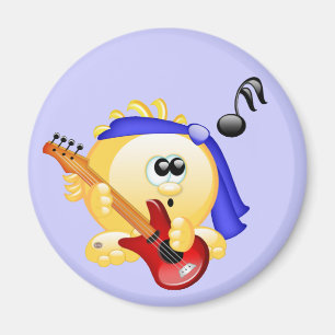 Aimant Joueur de guitare de musique