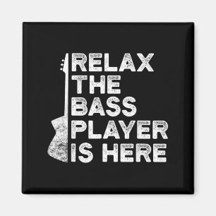 Aimant Joueur de guitare Drôle Bassiste Groupe Cadeau Hom