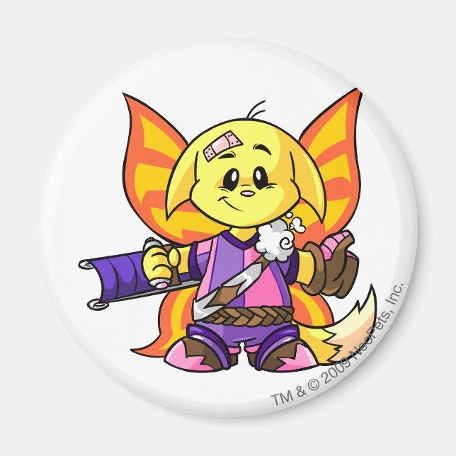 Aimant Joueur de Kacheek Faerieland (Devant)
