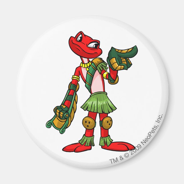 Aimant Joueur de Nimmo Mystery Island (Devant)