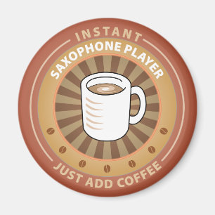 Aimant Joueur de saxophone instantané