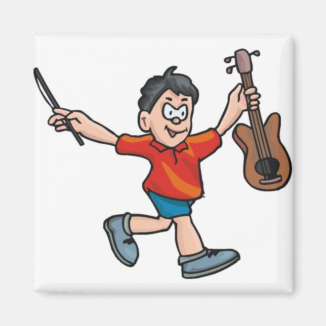 Aimant Joueur de violon (Devant)