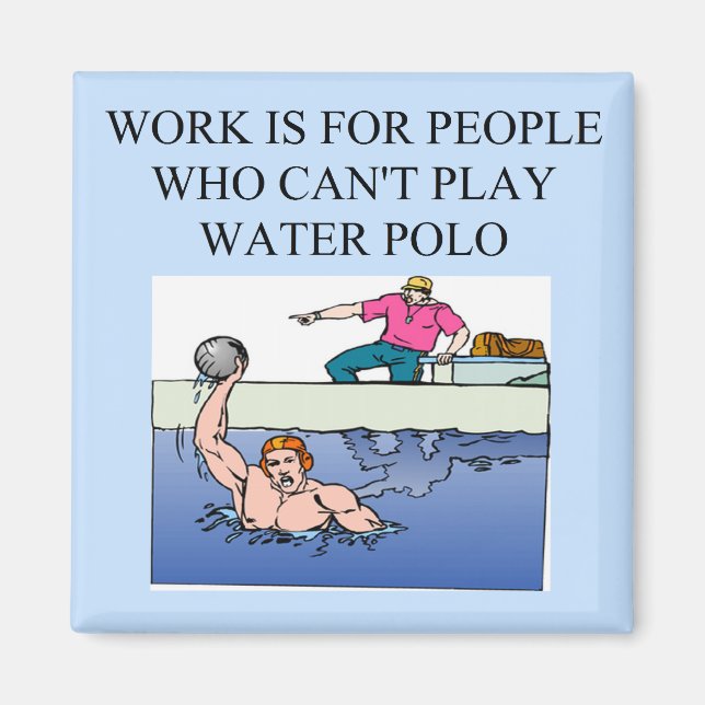 Aimant joueur de water-polo (Devant)