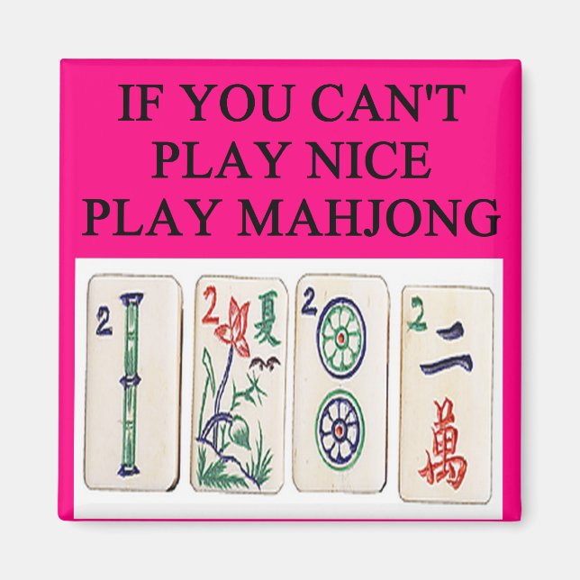 Aimant Joueur MAHJONG (Devant)