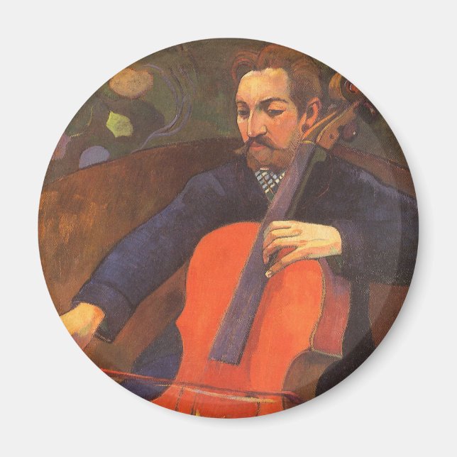 Aimant Joueur Schneklud Portrait par Paul Gauguin (Devant)