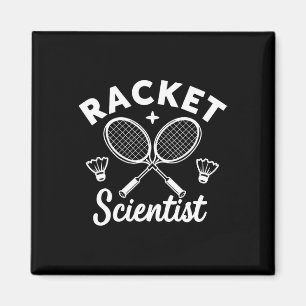 Aimant Joueurs de Dminton Racket Scientifique