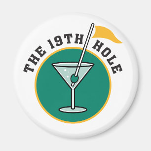 Aimant Jouez au golf le 19ème boire de trou