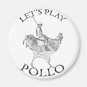 Aimant Jouons Au Pollo !