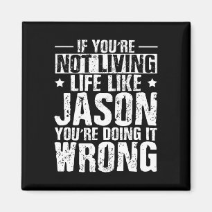 Aimant Jour Anniversaire Jason Nom Prénom Dit