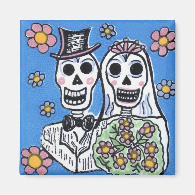 Aimant Jour de la mariée morte et de la chambre (Devant)