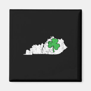 Aimant Jour de la Saint-Patrick de l'État du Kentucky Ver