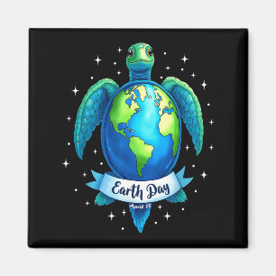 Aimant Jour de la Terre 2025 Rétablir la Terre Mer Jour d