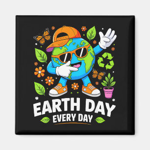 Aimant Jour de la Terre tous les jours sauvez la planète 