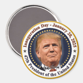 Aimant Jour de l'investiture du président Trump 20 janvie