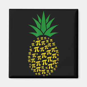 Aimant Jour de Pi Ananas Prof de Maths Symbole Pi Nerd Am