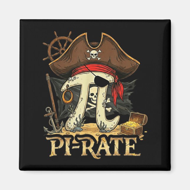 Aimant Jour de pirate évalué 314 professeur de mathématiq (Devant)