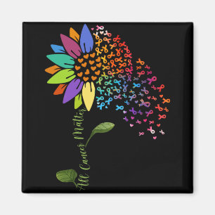 Aimant Jour de sensibilisation à tous les problèmes de ca