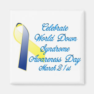 Aimant Jour de syndrome de Down