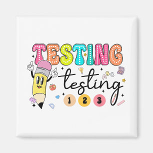 Aimant Jour de test Yall Test Day Enseignant