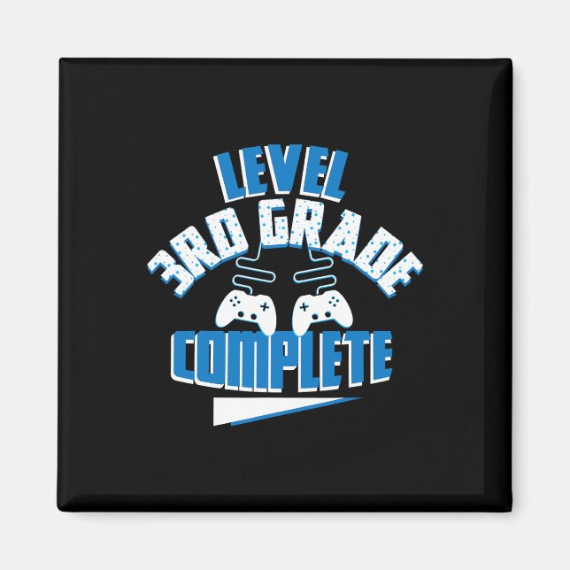 Aimant Jour dernier De L'École Niveau 3ème Classe Gamer C (Devant)