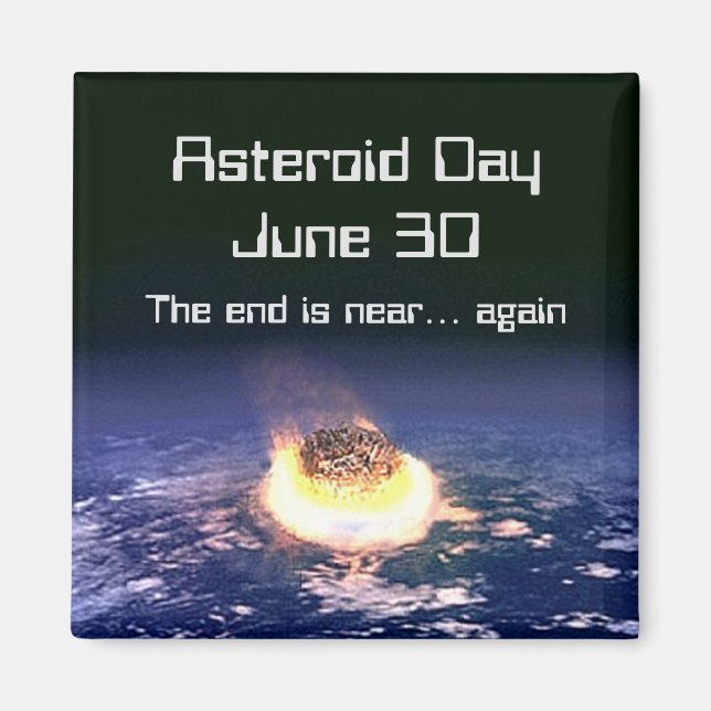 Aimant Jour des Astéroïdes 30 juin (Devant)