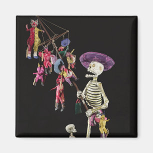 Aimant Jour des morts : Marchand ambulant de jouet,
