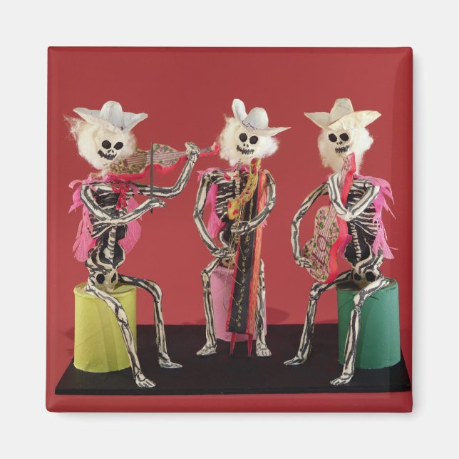 Aimant Jour des morts : Mariachi, de Oaxaca (Devant)