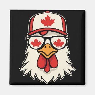 Aimant Jour du Canada Drapeau canadien Feuille d'érable P