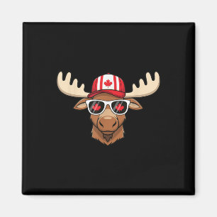 Aimant Jour du Canada Drapeau canadien Maple Leaf Moose S