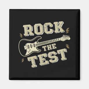 Aimant Jour Enseignant Rock Le Test Guitare Enseignant Te