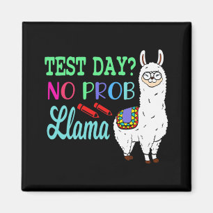 Aimant Jour No Prob Llama Jour d'essai Aucun problème Jou